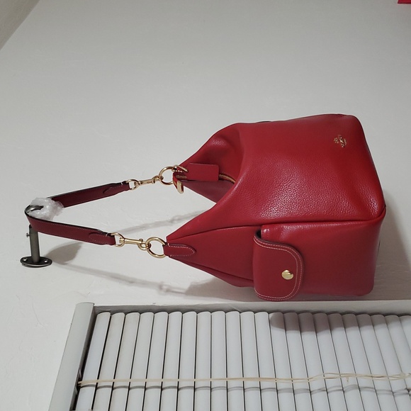 Coach Pennie Cherry Red Shoulder Crossbody Bag - Picture 5 of 11